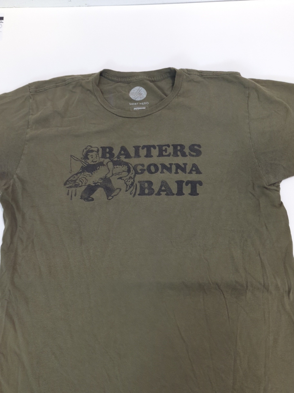 Baiters Gonna Bait Graphic Tee - Olive